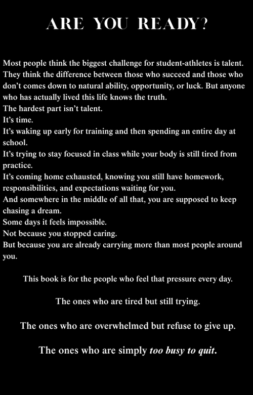 Too Busy to Quit